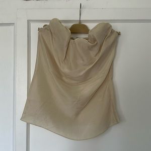 NWT Totême Silk Moulage Tube Top